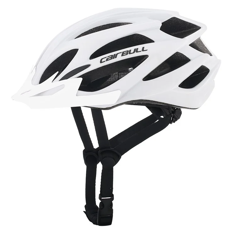 CAIRBULL CB-39 Capacete de Bicicleta de Ciclismo Capacete de Bicicleta de Montanha e Estrada Proteção para a Cabeça PC+EPS Respirável - Branco