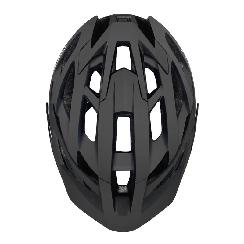 CAIRBULL CB-12 Mountain Road Bicycle Helmet PC+EPS Road Cycling Helmet with Detachable Visor - Black / Size L