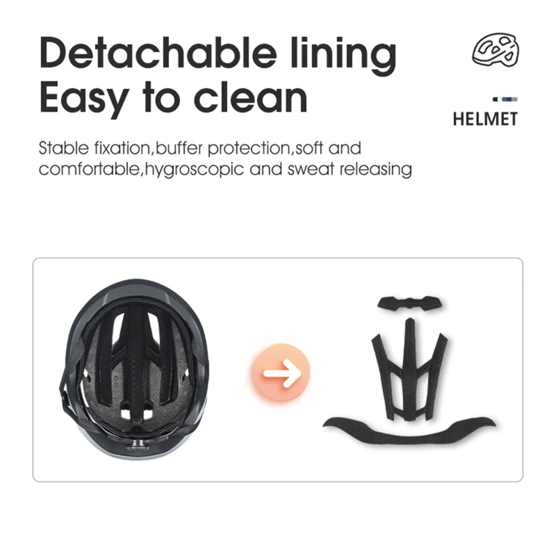 WEST BIKING YP1602505 Lightweight Pneumatic Bike Helmet with LED Taillight - White