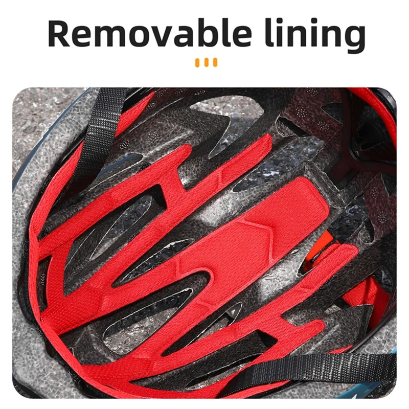 WEST BIKING YP0708116 Gradient Cycling Helmet Head Protection PC+EPS Breathable Bike Helmet - Orange