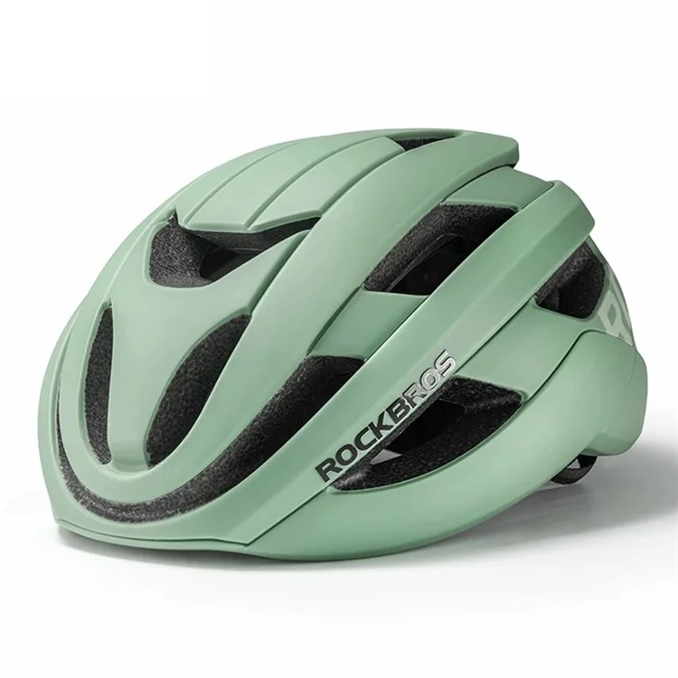 ROCKBROS LK-12 Shock-Absorbed PC+EPS Helmet Cycling Head Protection Helmet (CE) - Matte / Green