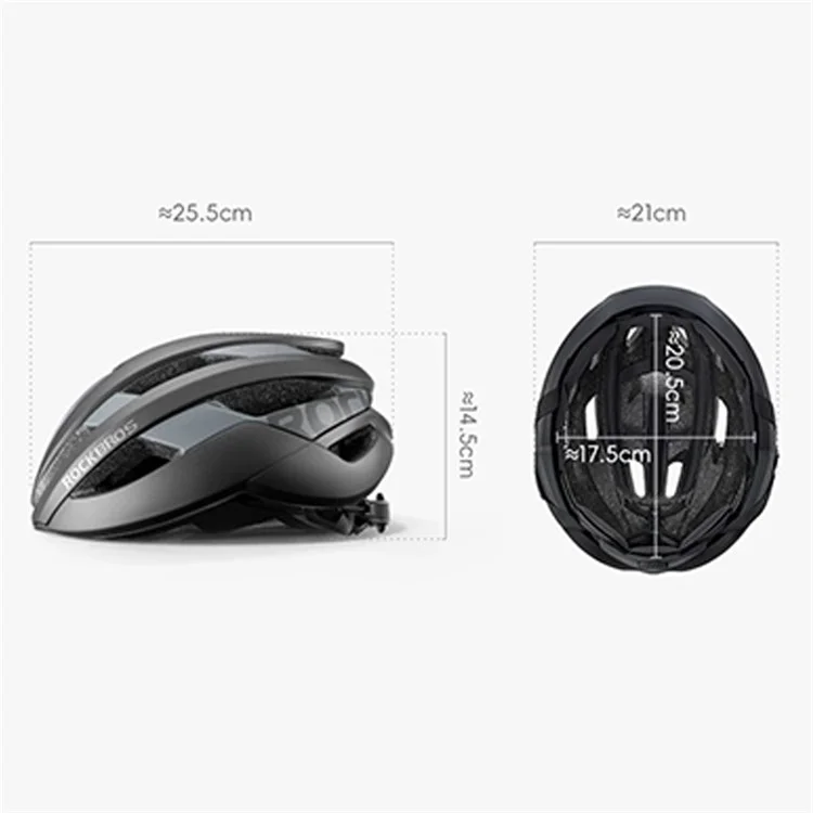 ROCKBROS LK-12 Shock-Absorbed PC+EPS Helmet Cycling Head Protection Helmet (CE) - Matte / Green