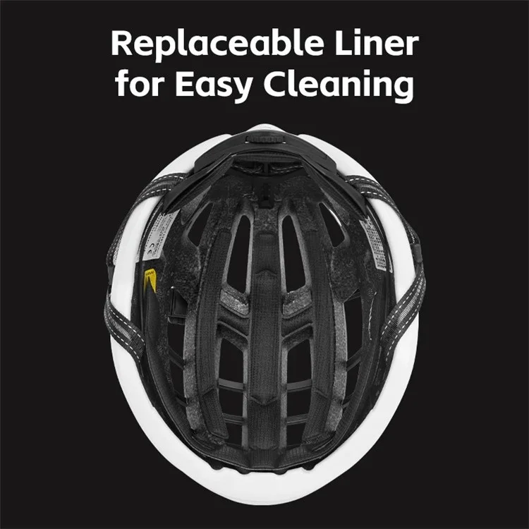 ROCKBROS LK-11 Anquetil Cycling Helmet Head Protection PC+EPS Shock-Absorbed Helmet (CE) - Glossy / Grey