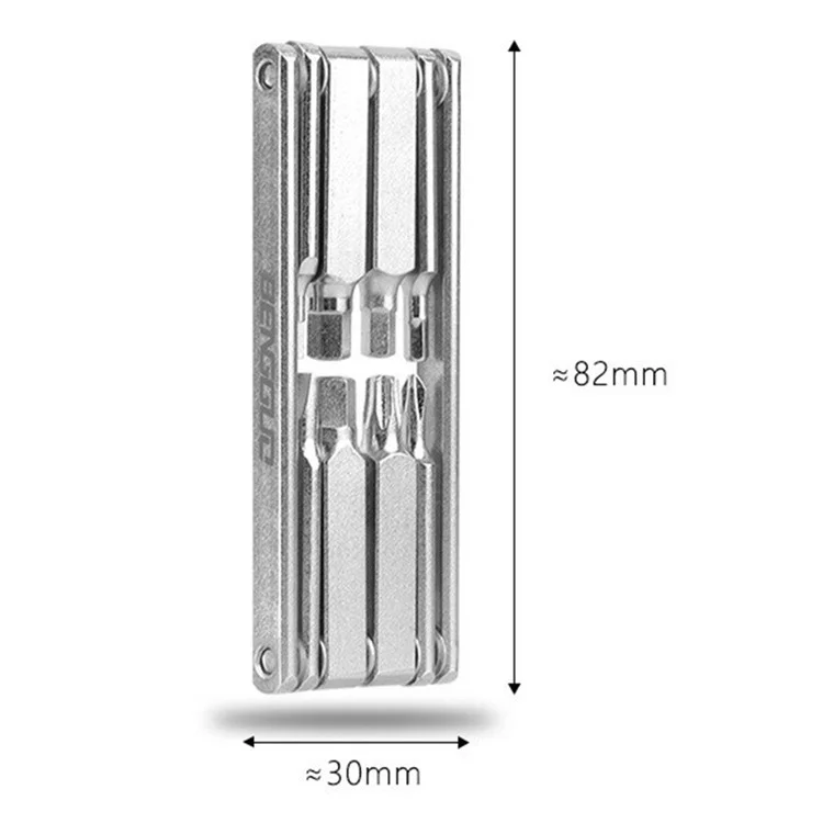 BENGGUO BG-9897 MTB Bike Repair Kits 8 In 1 Multi-Function Bike Tools Faltbarer Wartungsschlüssel