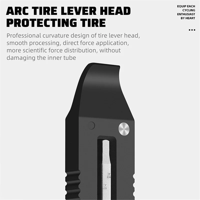 WEST BIKING YP0719393 2Pcs Bicycle Tire Crowbar Hex Wrench Multifunctional Bike Repair Tool