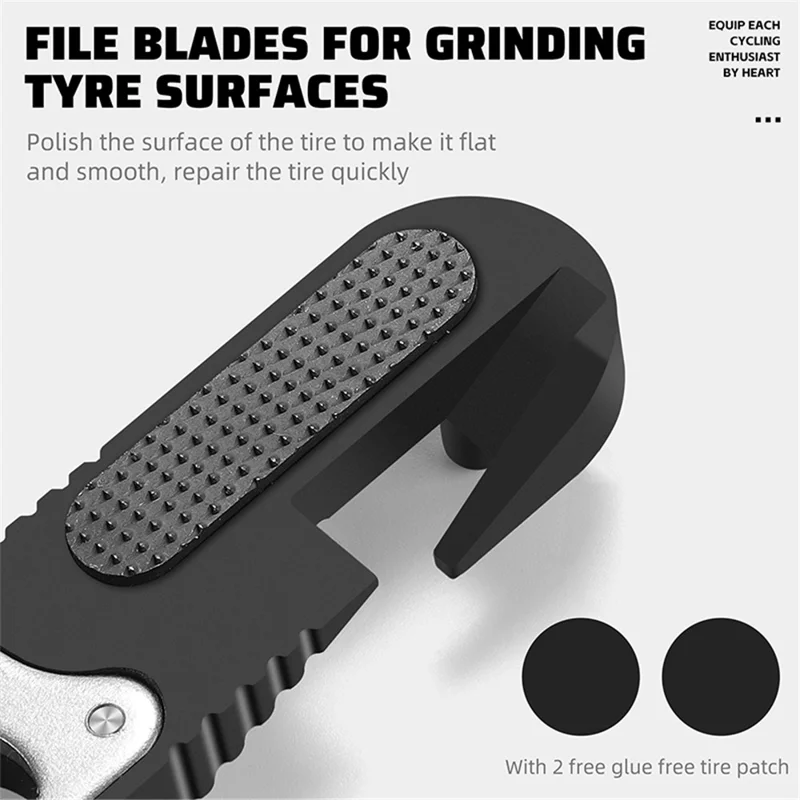 WEST BIKING YP0719393 2Pcs Bicycle Tire Crowbar Hex Wrench Multifunctional Bike Repair Tool