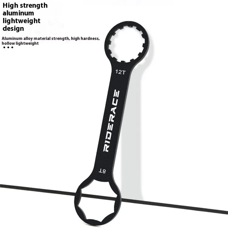 RIDERACE RR9520BK Bicycle Front Fork Removal  Wrench XCM XCR Suspension Cap Remover Bike Repair Tool