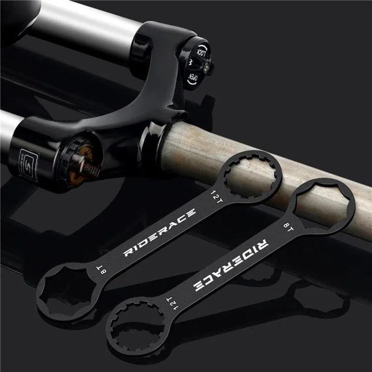 RIDERACE RR9520BK Bicycle Front Fork Removal  Wrench XCM XCR Suspension Cap Remover Bike Repair Tool