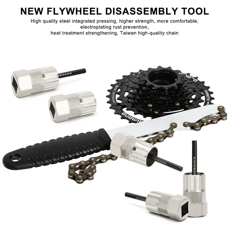 RIDERACE RR9527SR Cycling Bike Flywheel Removing Tool Cassette Install Removal Tool