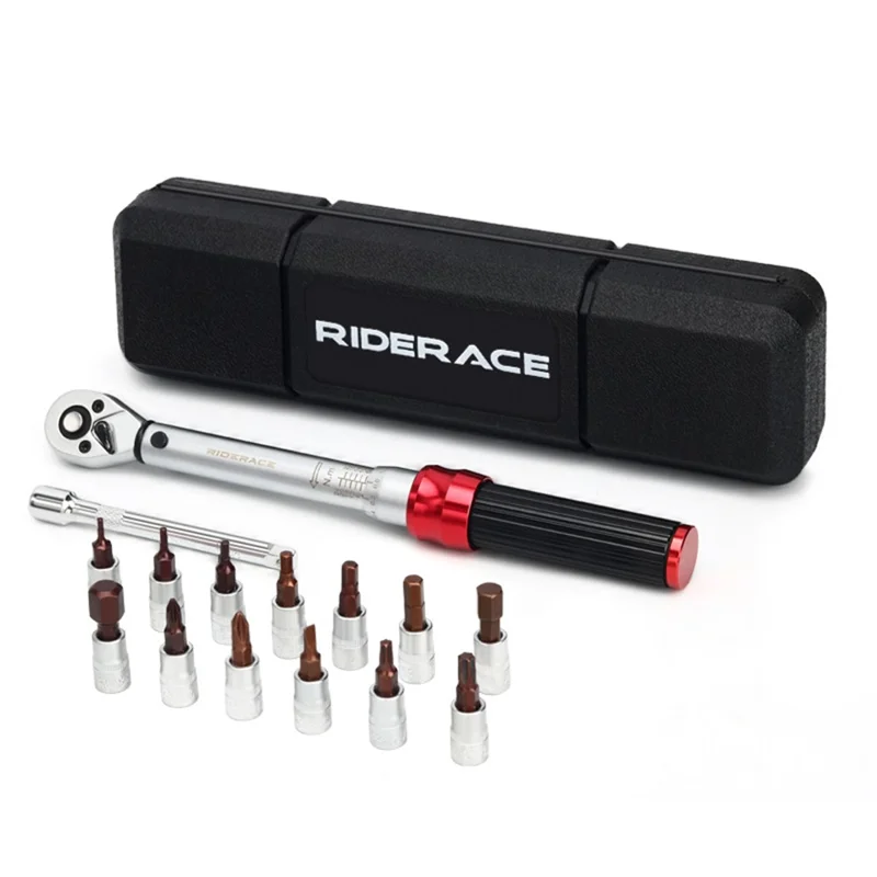 Riderace RR9512 1 / 4 Pouces de Conduite Cliquez Sur Torque Tirque Set Bike 2-24nm Kit de Serre de Couple Préréglable Réglable