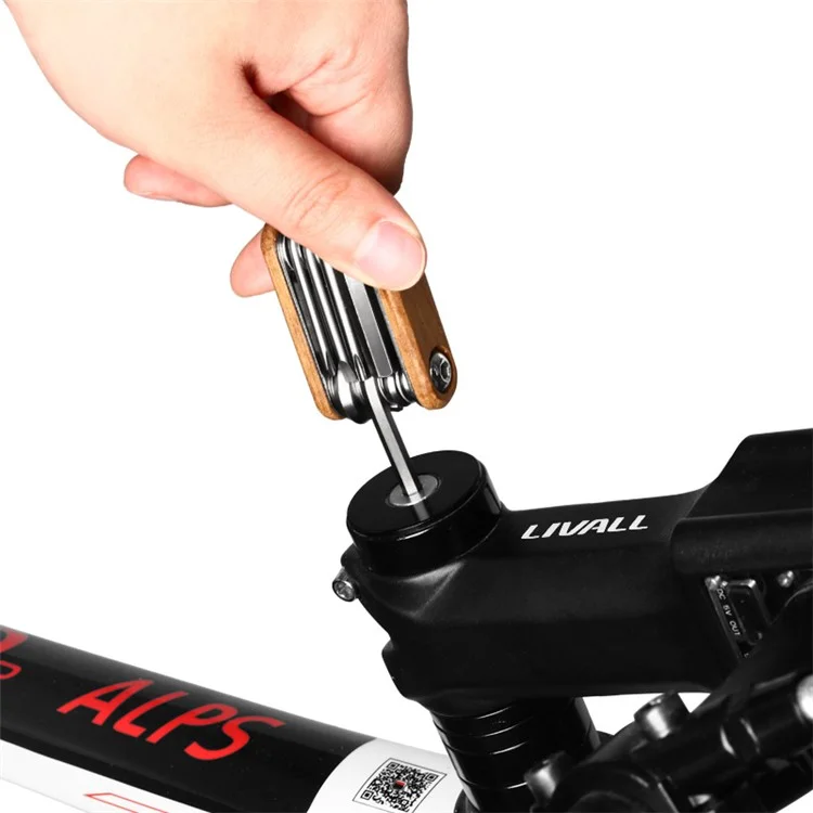 RIDERACE RR9462 Kit Per Utensili Per Biciclette 8 in 1 Bici Multitool Mountain Bike Repair Strumenti