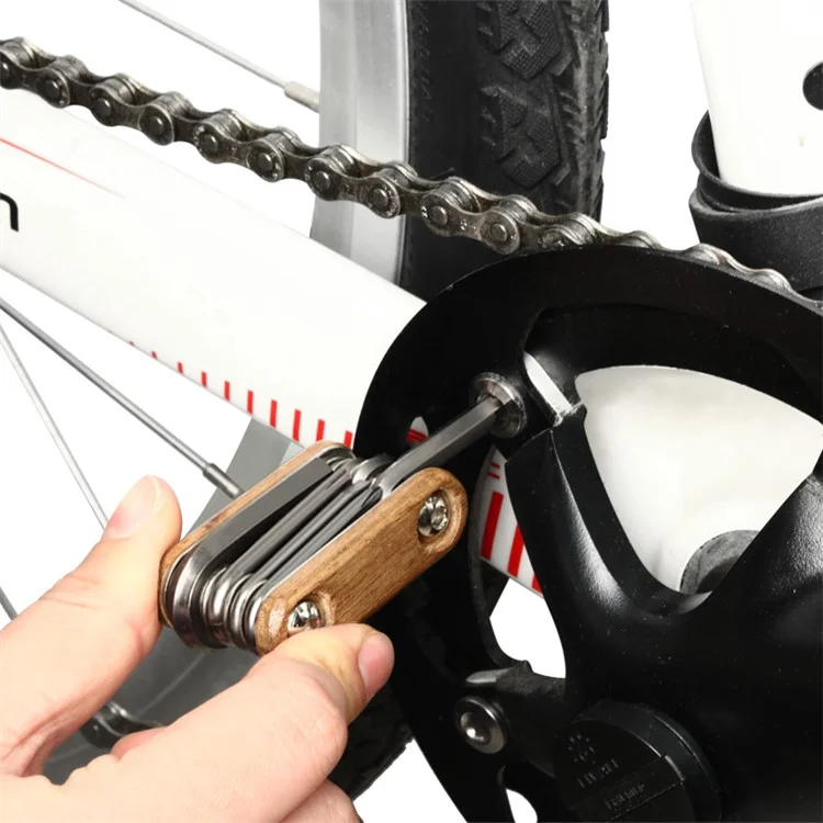RIDERACE RR9462 Kit Per Utensili Per Biciclette 8 in 1 Bici Multitool Mountain Bike Repair Strumenti