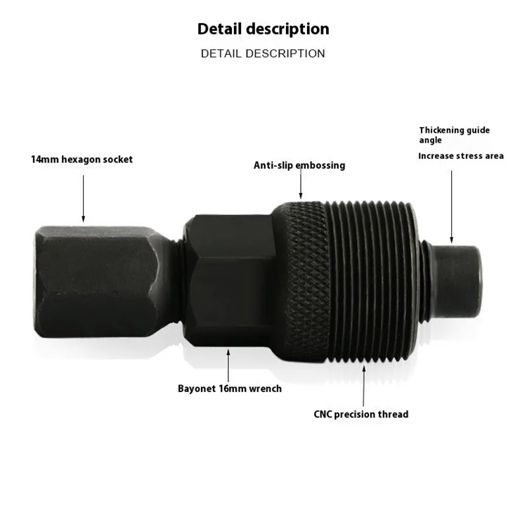 Riderace RR9431 Bike Extracteur Extracteur Tiller Removal Tool Hand Tool Mountain Road Road Crank Arm Remover