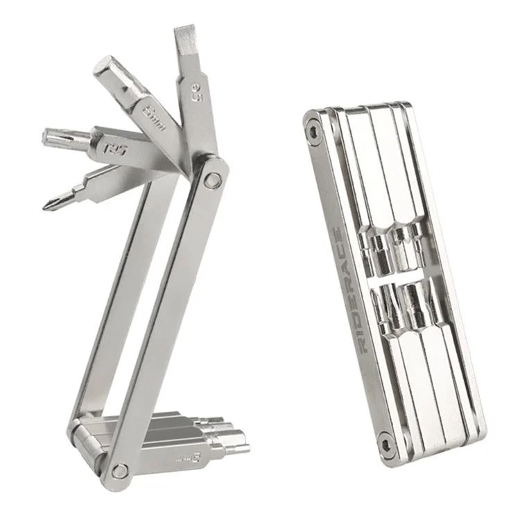 RIDERACE RR9233STD Bicycle Repair Tool Set 8 In 1 Multifunction Bike Parts Removal Screwdriver Wrench
