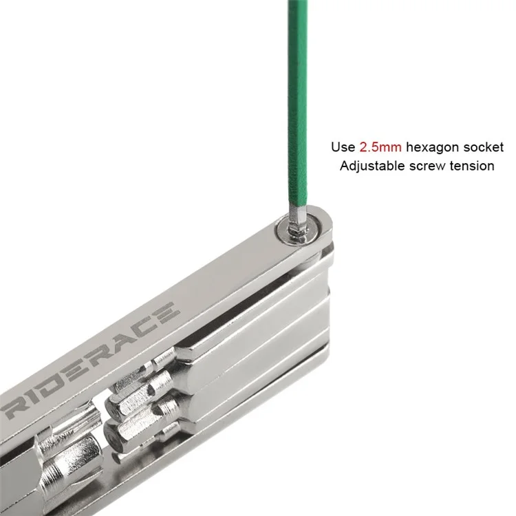 RIDERACE RR9233STD Bicycle Repair Tool Set 8 In 1 Multifunction Bike Parts Removal Screwdriver Wrench