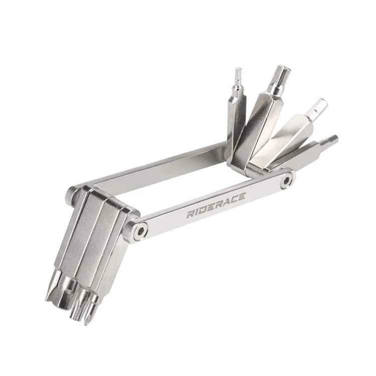 RIDERACE RR9233STD Bicycle Repair Tool Set 8 In 1 Multifunction Bike Parts Removal Screwdriver Wrench