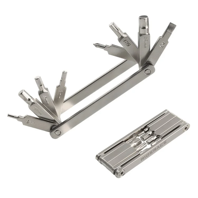 RIDERACE RR9233STD Bicycle Repair Tool Set 8 In 1 Multifunction Bike Parts Removal Screwdriver Wrench