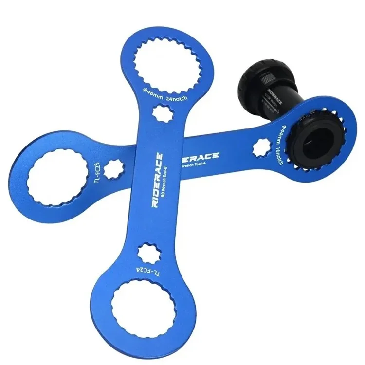 RIDERACE RR9353 Bicycle Bottom Brackets Wrench Aluminum Alloy Bike Install Repair Tool - Style A / TL-FC25