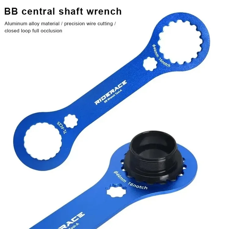RIDERACE RR9353 Bicycle Bottom Brackets Wrench Aluminum Alloy Bike Install Repair Tool - Style A / TL-FC25