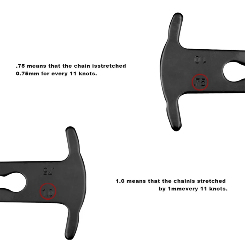 RIDERACE RN1488 Bike Chain Caliper Tool Bicycle Wear Replacement Testing Equipment