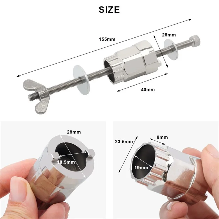 RIDERACE RR9291 Bicycle Remover Free Removor Tour de Tour Dissempleme Casset