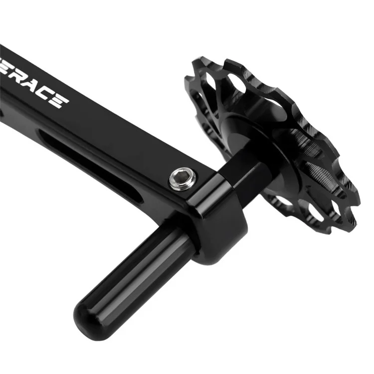 RIDERACE RR9320 Aluminum Alloy Single Speed Bicycle Chain Tensioner Anti-Drop Stabilizer - A