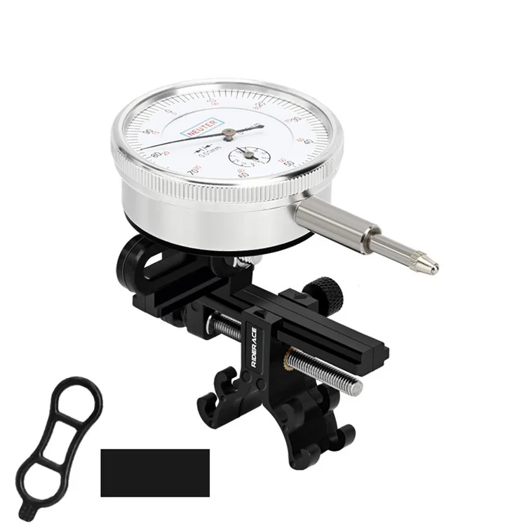 RIDERACE RR9510 Truing Stand Truing Wed Com Indicador de Discagem Mini Rims Ferramenta de Ajuste - Preto