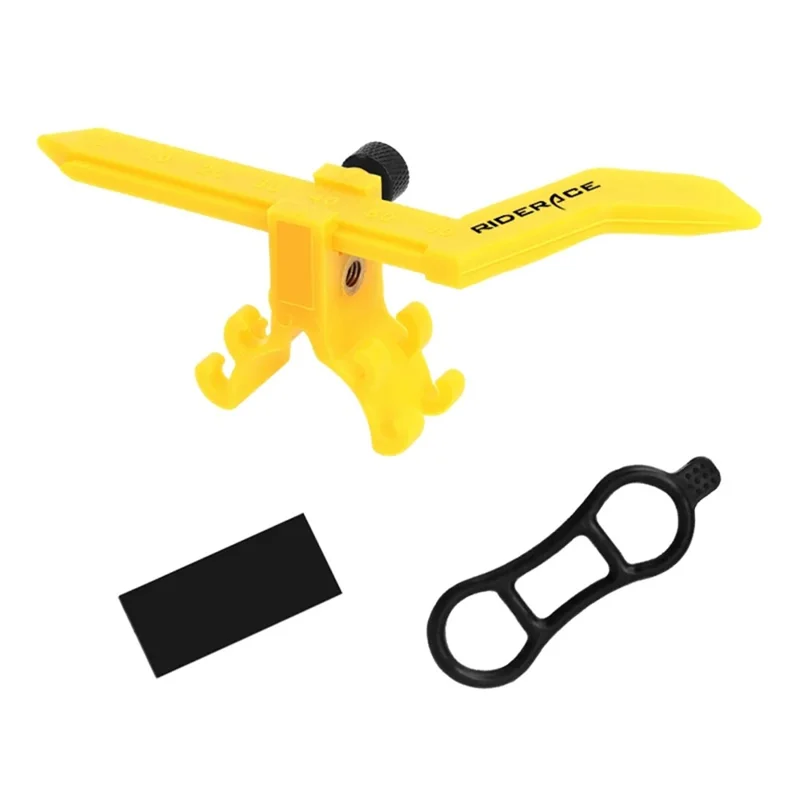 RIDERACE RR9510 Bike Wheel Truing Stand Lightweight Bicycle Wheel Alignment Repair Tool - Yellow