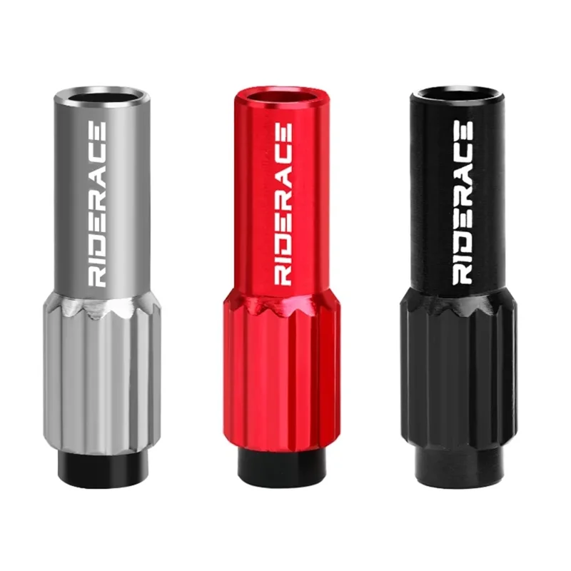 RIDERACE RR9461 2Pcs Bicycle Inline Cable Adjuster Adapter Bike Derailleur Shift Brake Cable Adjustment Screw Bolt - Titanium