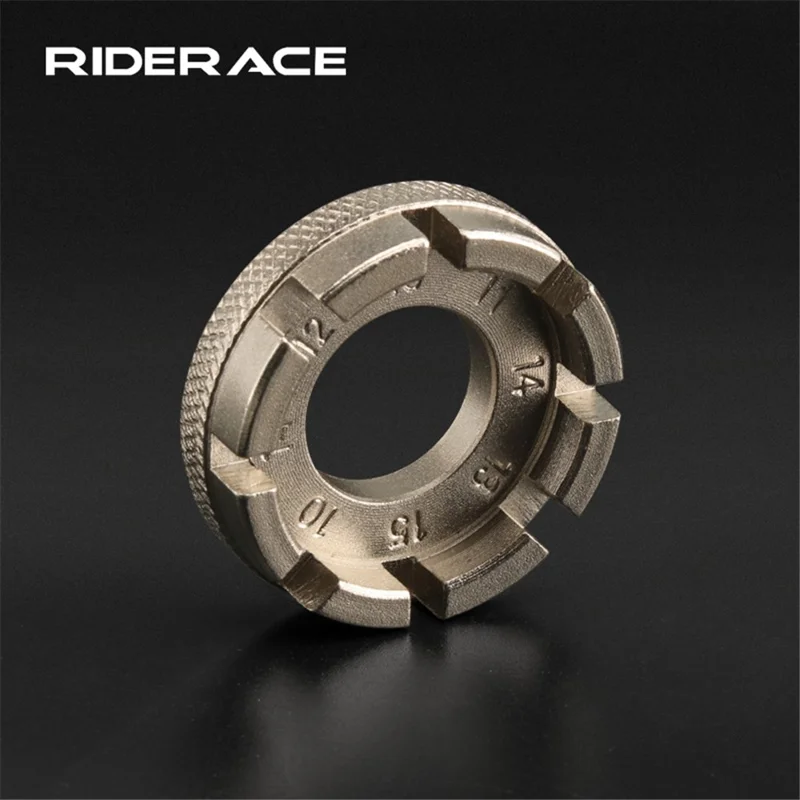 RIDERACE RR9209 Portable Bicycle Tire 8 Way Wrench 40CR Steel Bike Spoke Repair Tool