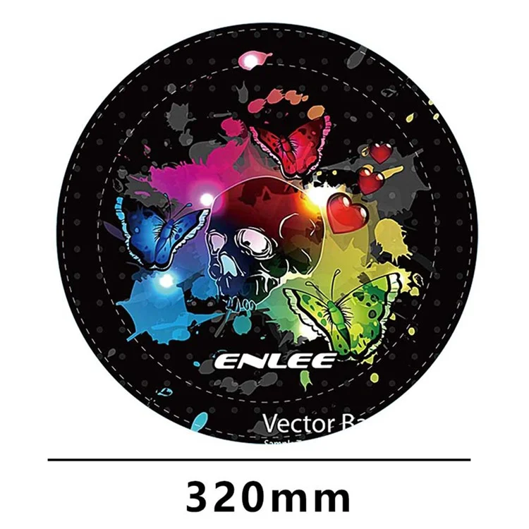 ENLEE E22128 Mountain Bike Disc Brake Cover Anti Overspray Bicycle Brake Shield - Skateboard