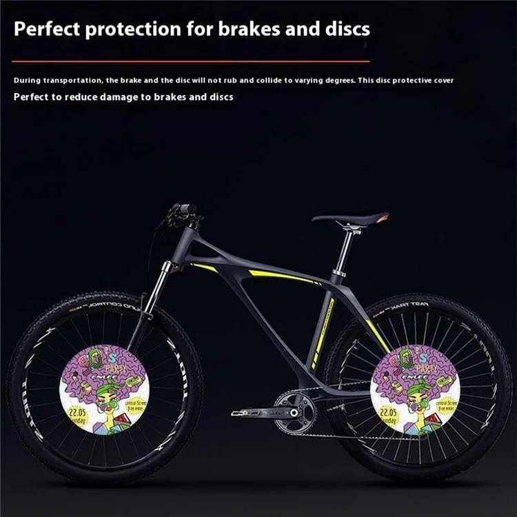 ENLEE E22128 Mountain Bike Disc Brake Cover Anti Overspray Bicycle Brake Shield - Skateboard