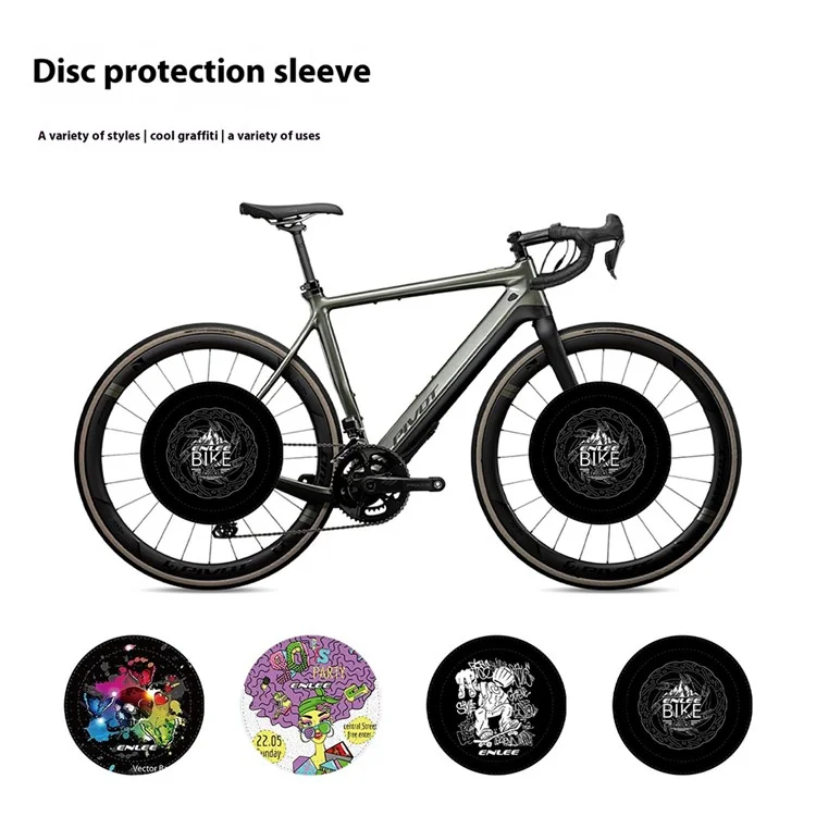 ENLEE E22128 Mountain Bike Disc Brake Cover Anti Overspray Bicycle Brake Shield - Skateboard