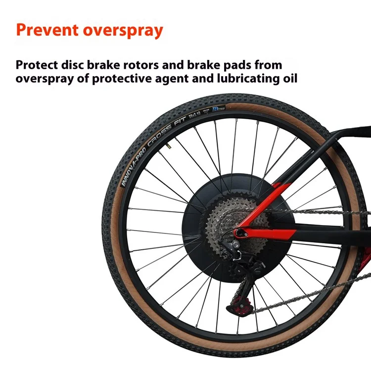 ENLEE E22128 Mountain Bike Disc Brake Cover Anti Overspray Bicycle Brake Shield - Skateboard