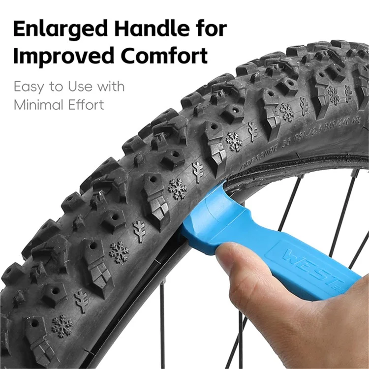 WEST BIKING Bicycle Tire Lever Nylon Integrated Tire Removal Tool for Mountain / Road Bikes - Green