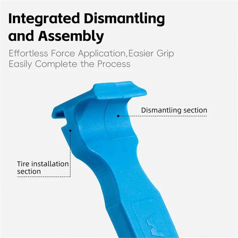 WEST BIKING Bicycle Tire Lever Nylon Integrated Tire Removal Tool for Mountain / Road Bikes - Red