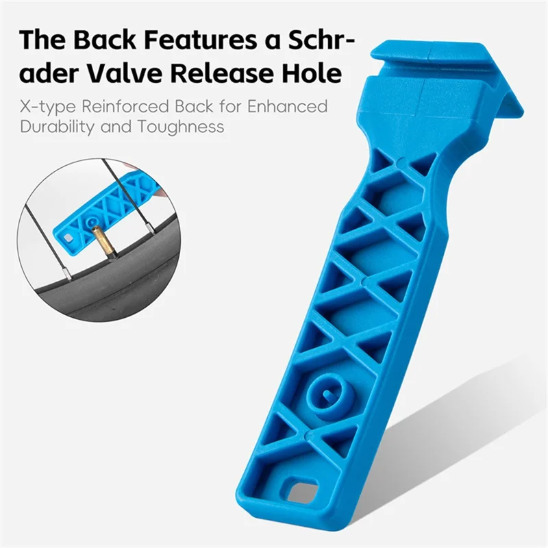 WEST BIKING Bicycle Tire Lever Nylon Integrated Tire Removal Tool for Mountain / Road Bikes - Red