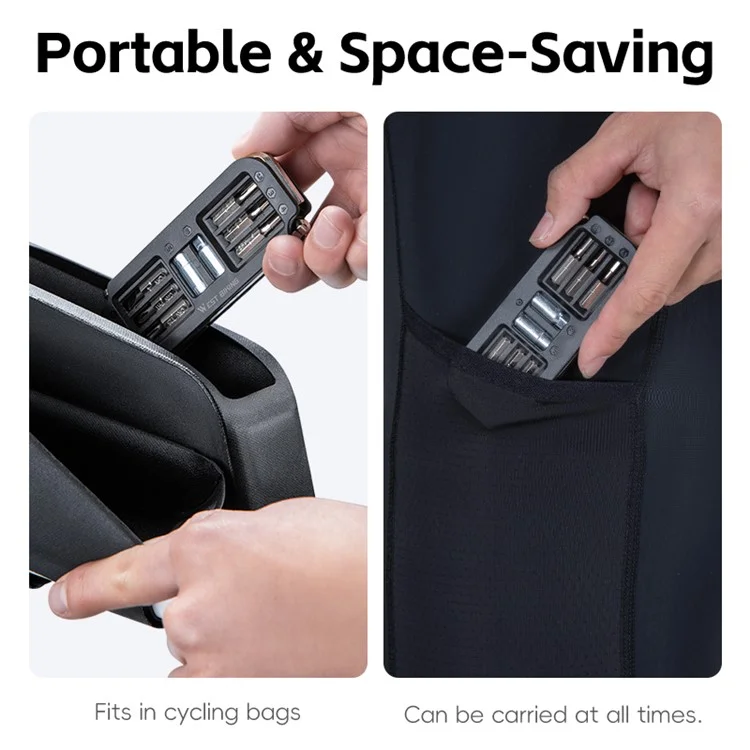 WEST BIKING YP0719446 10 In 1 Portable Bicycle Repair Tool Multifunction Combination Wrench