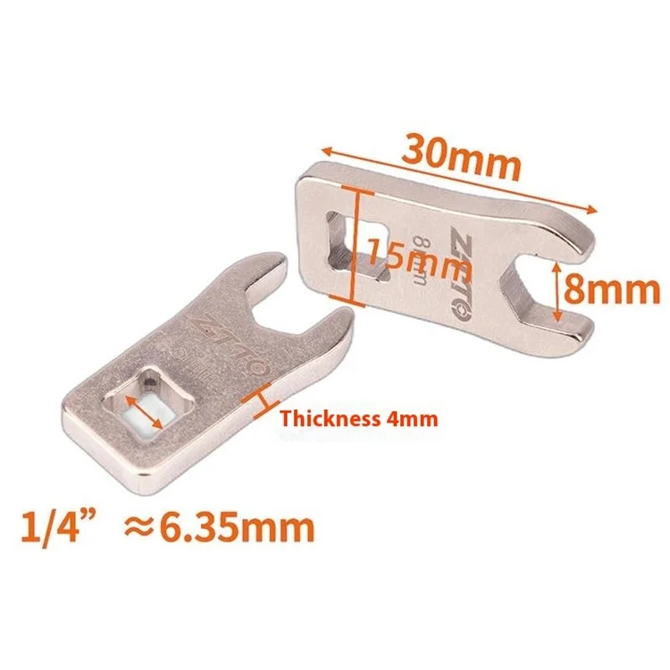 Llave de Torque ZTTO para Cable de Freno de Bicicleta de Montaña y Carretera, Cabezal de 8 mm de Acero de Alto Carbono