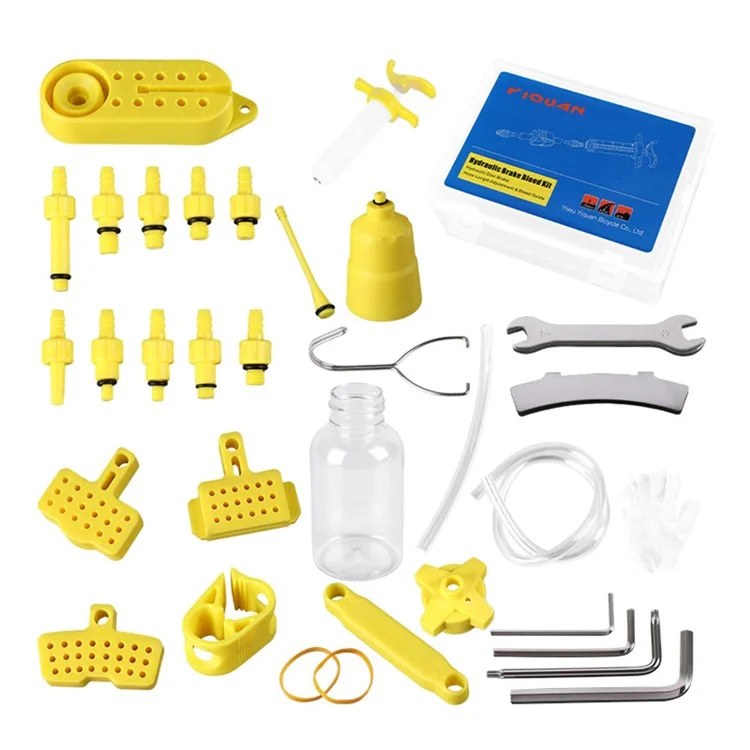 YIQUAN 13FJ0003 Outil de changement d'huile de frein à disque pour vélo de montagne et route, Kit d'injection de liquide de frein universel
