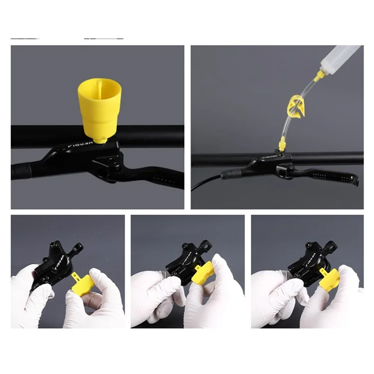 YIQUAN 13FJ0003 Outil de changement d'huile de frein à disque pour vélo de montagne et route, Kit d'injection de liquide de frein universel