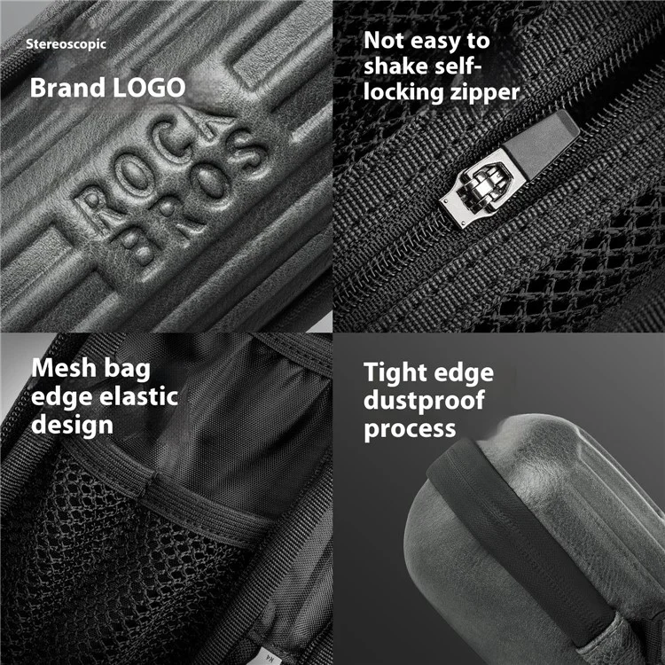 ROCKBROS Portable Bicycle Tool Storage Bag for Cycling Repair Kit Organizer Container, 30990050 B126 30990050001