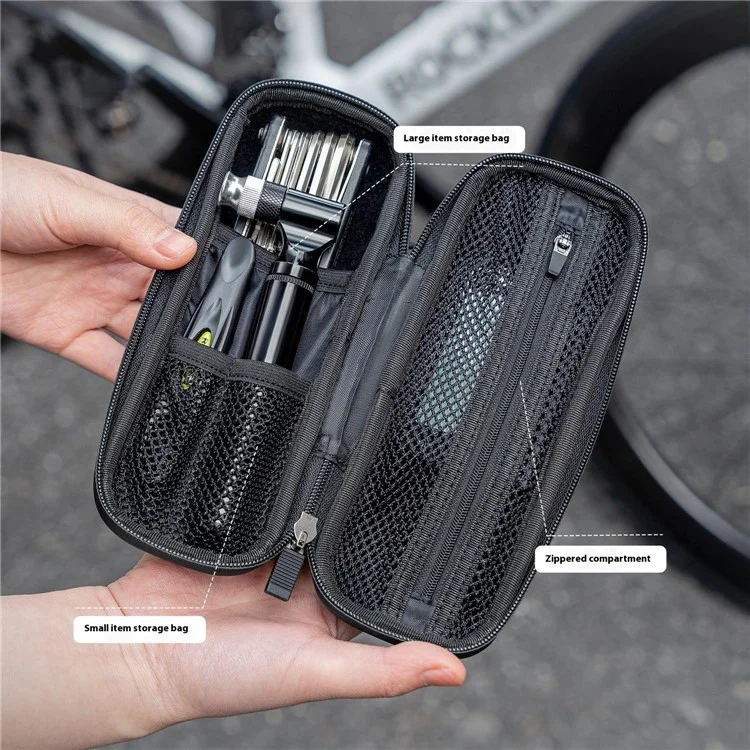 ROCKBROS Portable Bicycle Tool Storage Bag for Cycling Repair Kit Organizer Container, 30990050 B126 30990050001