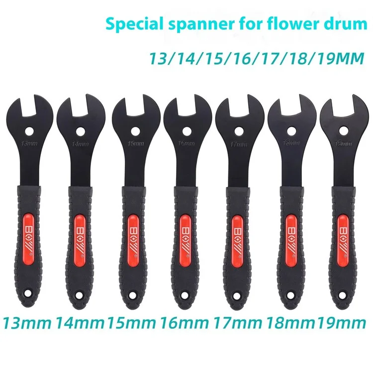 BOY 103311 Llave de Ajuste para Buje de Bicicleta de 2 mm de Grosor - Herramienta de Reparación de Bicicletas con Apertura de 13 mm