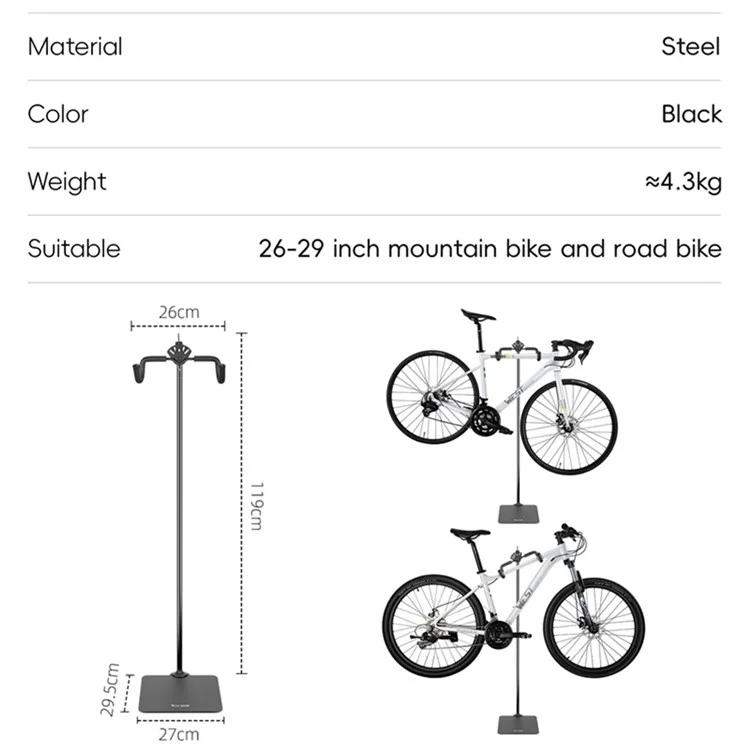 WEST BIKING YP0723025 Suporte de Reparação de Bicicleta Ajustável Estacionamento para Bicicletas de Montanha e Estrada 26-29 Polegadas