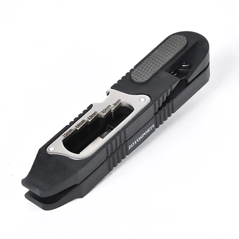 ZOYOSPORTS ZY-BT12 Attrezzo Multiuso per Riparazione Bicicletta con Leva Pneumatici, Chiave Esagonale, Cricchetto e Cacciavite
