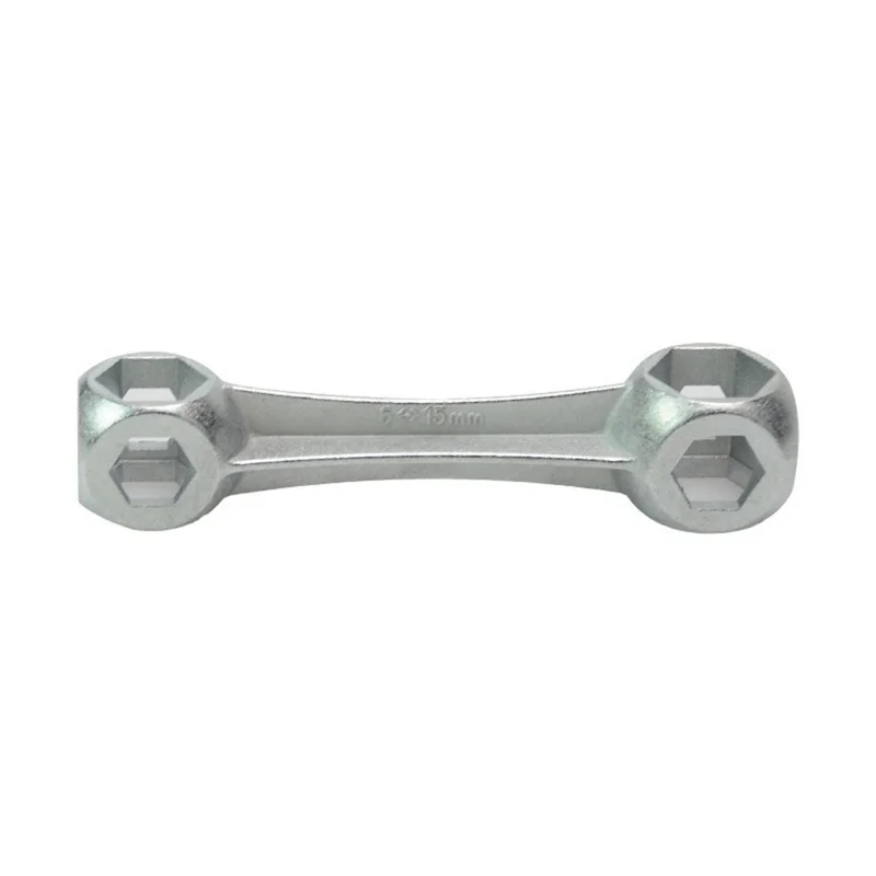 ZOYOSPORTS bt027 Bone Shape Zinc Alloy Multi-Function Hex Wrench 6-15mm Spanner Bike Repair Tool