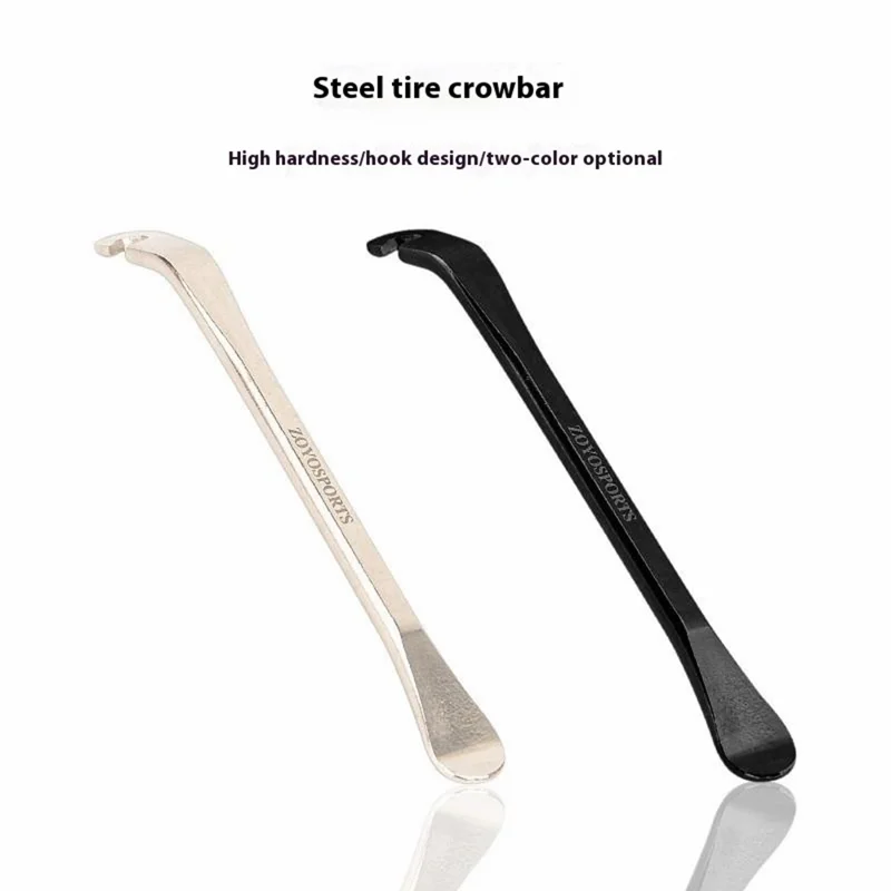 ZOYOSPORTS bt023 3Pcs Bike Tire Lever Stainless Steel Tire Removal Tool for Puncture Repair / Tire Change - Black