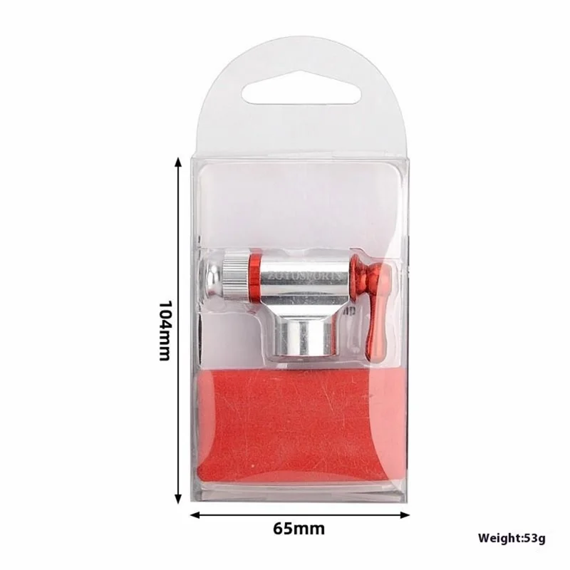 ZOYOSPORTS bp1025a Mini Pompa per Bicicletta con Cilindro di CO2 Gonfiatore Portatile per Pneumatici - Rosso