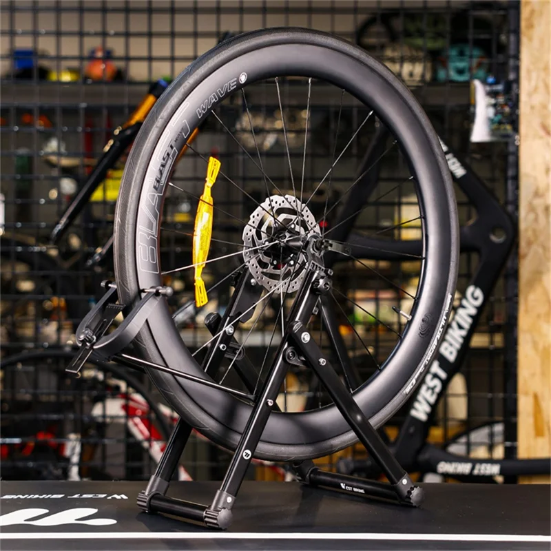 WEST BIKING YP0719439 Стенд для правки колес велосипеда, складной инструмент для обслуживания велосипедных колес